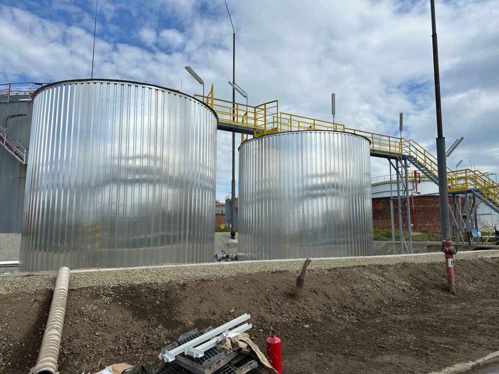 Zbiorniki magazynowe - Orlen południe Jedlicze